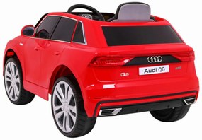 Masinuta Electrica cu acumulator pentru copii NOVOKIDS™ Audi Q8 Lift , Roti din Cauciuc EVA, 3-8 ani , Usi cu deschidere , Baterie12V, 2 Viteze,