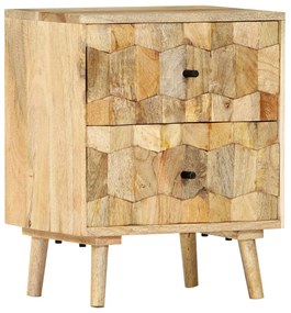 247722 vidaXL Noptieră, 40x30x50 cm, lemn masiv de mango