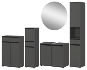 Set mobilă de baie gri antracit Lemont – Germania