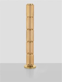 Lampadar LED modern, Metal, Sticla, Chihlimbar, VESPER