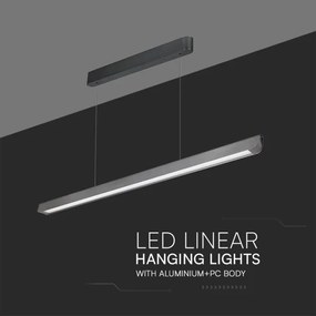 Lustră LED pe cablu LED/36W/230V 3000/4000/6400K antracit