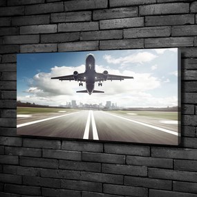 Pictură pe pânză Avionul decolează
