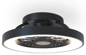 Lustra LED cu Ventilator si telecomanda Mini TIBET negru