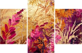Tablou - Pictură abstractă de flori II. (90x60 cm)