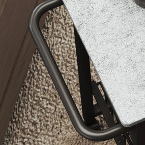 HOMCOM Suport de Bucătărie 4 Nivele Cărucior de Servire pe Roți Cadru Oțel 49,5 x 31 x 91 cm Gri Deschis | Aosom Romania