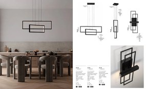 Lustra suspendata LED design modern Alis