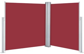 Copertina laterala retractabila, rosu, 140x600 cm Rosu, 140 x 600 cm