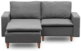 Colțar gri (cu colț pe partea stângă ) Lungo – Balcab Home