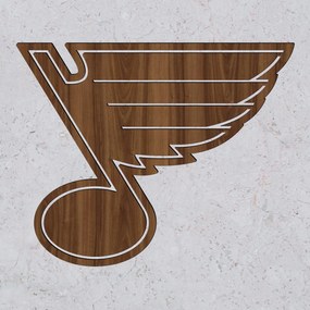 DUBLEZ | Logo de hochei din lemn - St. Louis Blues