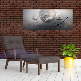 Tabloul bilelor abstracte (120x50 cm)