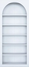 Biblioteca HC116 3142, alb, PAL melaminat, 80x32x180 cm