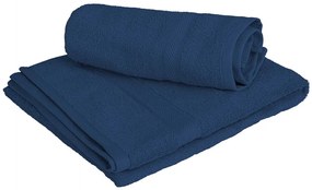 Prosop CLARYSSE ELEGANCE 60x110 cm albastru inchis, 100% bumbac