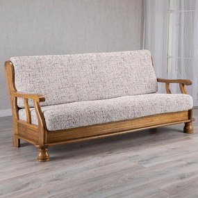 Gaico Huse bielastice VITTORIA smântânii 3fotoliu cu manere de lemn (l. 150 - 200 cm)