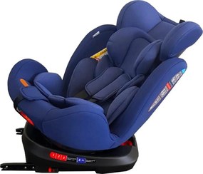 Scaun Auto cu Isofix NOVOKIDS™ Safety Seat 7000, Cu rotire 360 grade, 0-36 kg, Tetiera reglabila pe inaltime, Omologare R-129 i-Size, Transformabil