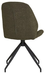 Monte Carlo scaun pivotant de luat masa ecobleather verde