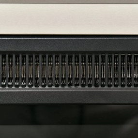 HOMCOM Șemineu Electric de Podea 1800W cu Efect de Flacără, Telecomandă și Timer | Aosom Romania