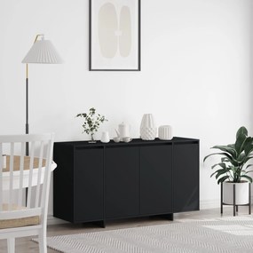 vidaXL Bufet Negru 135 x 41 x 69 cm Lemn compozit