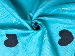 Cuvertura de pat CORAZON BLEND, albastru Dimensiune: 170 x 210 cm