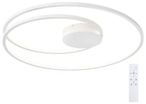 Brilagi - Plafonieră LED dimabilă TWISTER/105W/230V Ø 100 cm albă + telecomandă