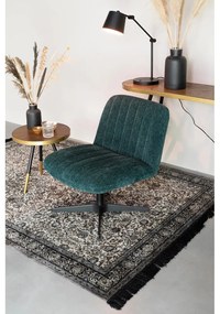 Veioză neagră cu abajur din metal (înălțime 60 cm) Hajo – White Label