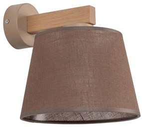 Brilagi - Lampă de perete LATTE SABIA 1xE27/15W/230V pin/maro