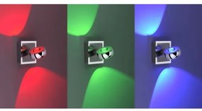 Corp de iluminat LED RGBW dimabil OPTI LED/6W/230V Leuchten Direkt 12471-55 + telecomandă