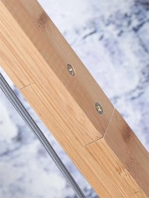 Lampadar eco din bambus cu ratan Tanami L nat./disc nat