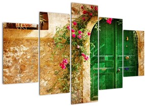 Tablou - Ușă veche (150x105 cm)