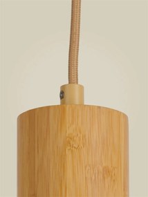 Pendul cu Spot din bambus natur Java