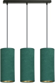 Emibig Bente lampă suspendată 3x60 W negru-verde-auriu 1058/3