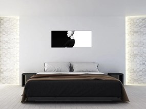 Tablou - O femeie à la yin și yang (120x50 cm)