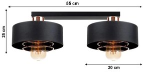 Lustră aplicată VEST 2xE27/60W/230V