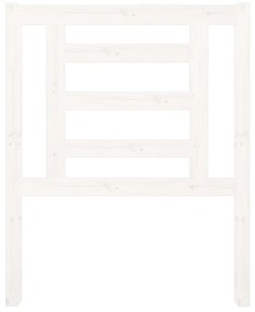 Tablie de pat, alb, 81x4x100 cm, lemn masiv de pin Alb, 81 x 4 x 100 cm, 1