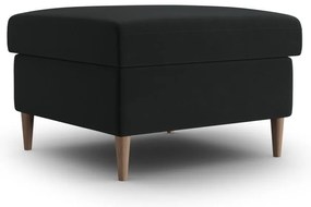 Taburet negru cu tapițerie din catifea Kyoto – Cosmopolitan Design