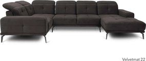 Colțar lemn masiv Formă U Nevada 350x201cm Personalizabil