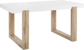 Masă de dining albă 90x160 cm Solid – Støraa
