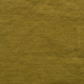 Draperie galben ocru-verde din in 140x250 cm Moss Green – Linen Tales