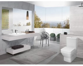 Vas WC, Villeroy&amp;Boch Architectura, pentru rezervor asezat, 37x70cm, Alb Alpin, 56871001