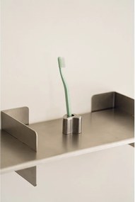 Suport pentru periuța de dinți argintiu din metal Mis – noo.ma