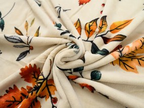 Lenjerie cocolino AUTUMNA crem Dimensiune lenjerie de pat: 2 buc 70 x 90 cm | 200 x 220 cm