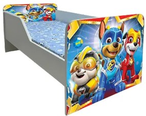 Pat Copii Paw Patrol Space Model Sleepy 2-12 ani Cu Saltea SafeNest 160x80 Cm  Ptv6677