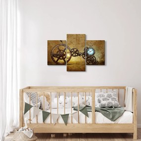 Tablou cu aparatele istorice ale ceasurilor (90x60 cm)