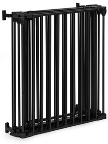 Balustradă de siguranță 5 panouri 60 cm metal negru