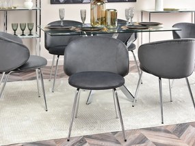 Scaun Carmen (grafit + negru). 1110991