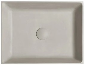 Sapho - Lavoar pentru blat FORMIGO 47,5 x 36,5 cm, beton/nisip mat