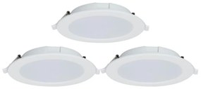 SET 3x corp de iluminat LED dimabil încastrat Aigostar MESH 15W/230V 2700K-6500K d. 17cm