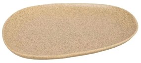 Farfurie desert 23 cm din ceramica Tetris TRFD 23, asimetrica