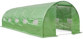Tunel din folie verde cu cadru metalic 3x8m Garden Point