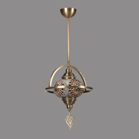 Lustră pe tijă YENI 1xE27/40W/230V bronz