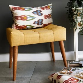 Taburet LUMI, 40 x 58 cm, galben